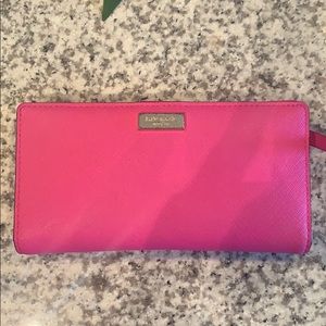 Pink kate spade wallet